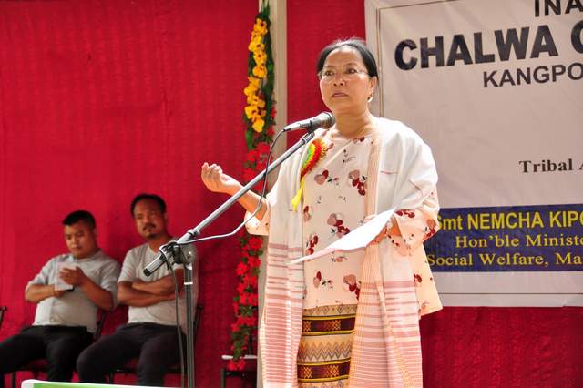 Minister Tribal Affairs & Hills Inaugurated Chalwa Govt. High School and Inspected Sdo Office at Tujang Waichong kangpokpi dist on 29.6.2017 (7).JPG